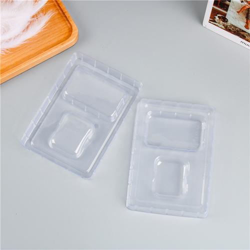 透明加厚pvc吸塑泡壳 彩色印刷塑料托盒 礼物饰品首饰包装盒定做